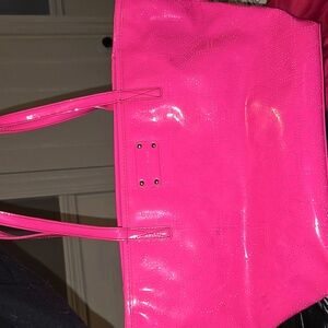 Kate spade neon pink bag with matching wallet